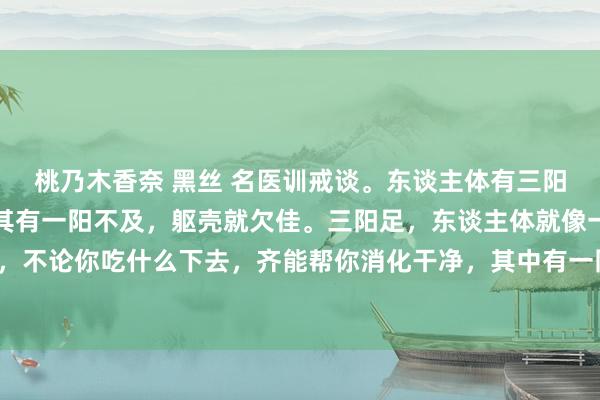 桃乃木香奈 黑丝 名医训戒谈。东谈主体有三阳：心阳，脾阳，肾阳。其有一阳不及，躯壳就欠佳。三阳足，东谈主体就像一个大熔炉，不论你吃什么下去，齐能帮你消化干净，其中有一阳不及，消化就变慢，这是没目的的。