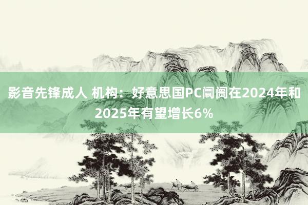 影音先锋成人 机构：好意思国PC阛阓在2024年和2025年有望增长6%