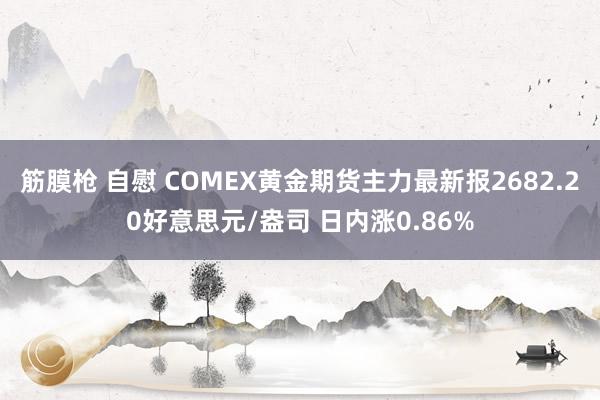 筋膜枪 自慰 COMEX黄金期货主力最新报2682.20好意思元/盎司 日内涨0.86%