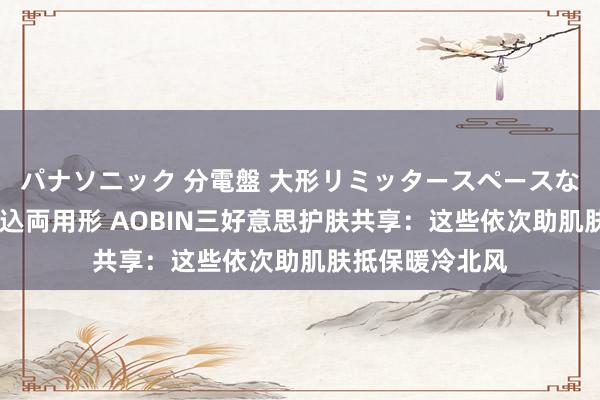 パナソニック 分電盤 大形リミッタースペースなし 露出・半埋込両用形 AOBIN三好意思护肤共享：这些依次助肌肤抵保暖冷北风